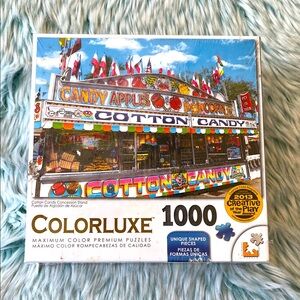 Colorluxe 1000 Piece “Cotton Candy  Concession Stand” Puzzle